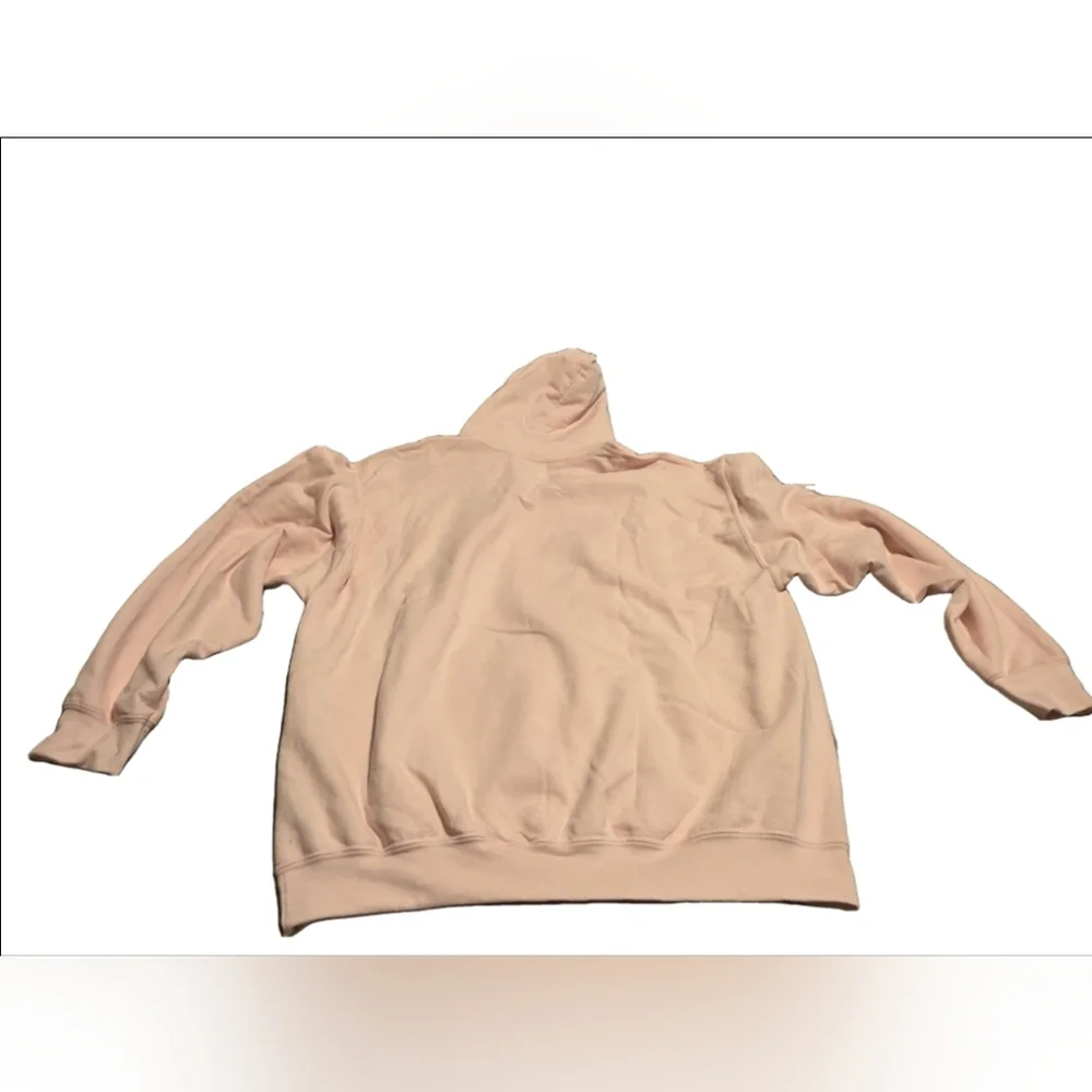 Gildan Heavy Blend "Six Foot Blonde" Pink Front Pocket Pullover Hoodie XL EUC - Picture 3 of 5